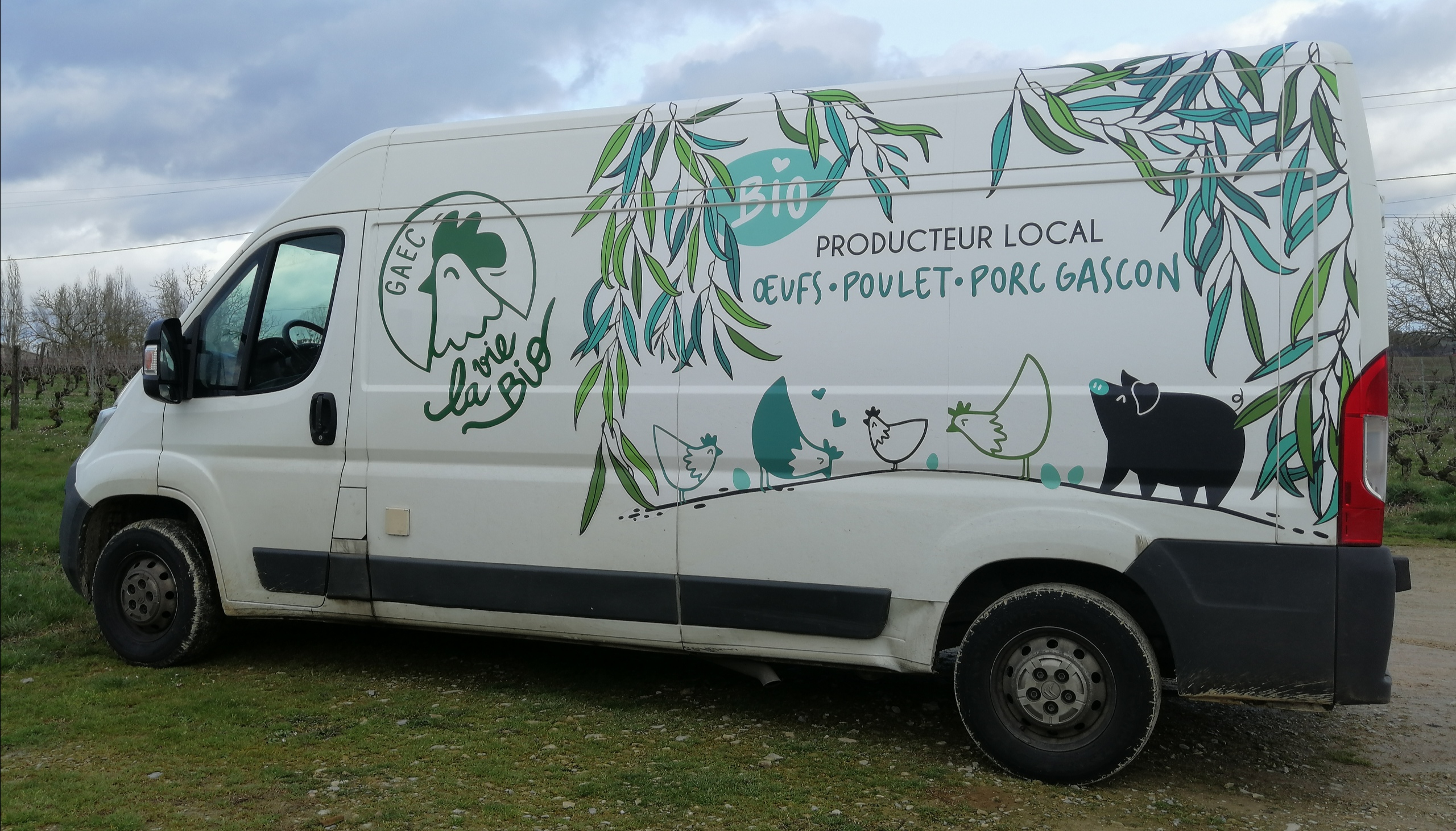 Livraison de produits fermiers biologiques Bâtiment destiné au poulettes